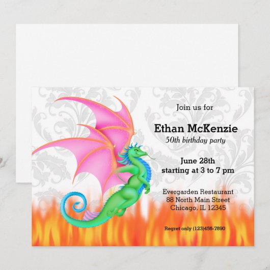 Invitation ami Imaginaire (Devant / Derrière)