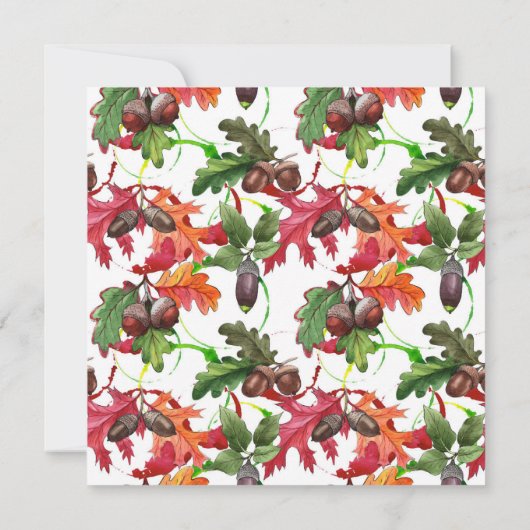 Invitation Ami Soirée Potluck Diner Aquarelle Floral (Dos)