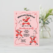 Invitation Amies de Funny Ho Ho Ho Fête de Noël Adulte (Debout devant)