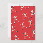 Invitation Amies de Funny Ho Ho Ho Fête de Noël Adulte (Dos)