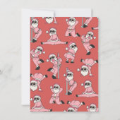 Invitation Amies de Funny Ho Ho Ho Fête de Noël Adulte (Dos)