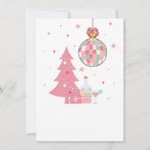 Invitation Amies Père Noël Christmas Party (Dos)