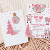 Invitation Amies Père Noël Christmas Party