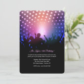 Invitation Amis acclamant des silhouettes (Debout devant)