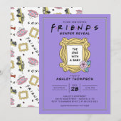 Invitation AMIS™ | Baby shower de révélation de genre (Devant / Derrière)