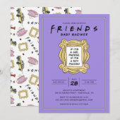 Invitation AMIS™ | Celui avec l'invitation Baby shower (Devant / Derrière)