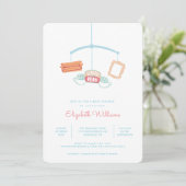 Invitation AMIS™ | Central Perk Mobile Baby shower (Debout devant)