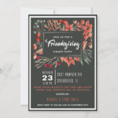 Invitation Amis de la fête de l'automne à l'aquarelle (Devant)