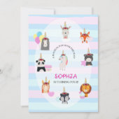 Invitation "Amis de la Forêt Magique" Anniversaire de la lico (Devant)