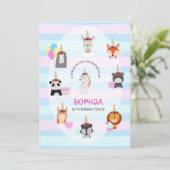 Invitation "Amis de la Forêt Magique" Anniversaire de la lico (Debout devant)