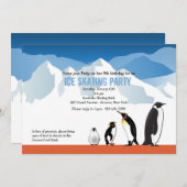Invitation Amis de pingouin (Devant / Derrière)