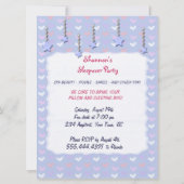 Invitation Amis de soirée pyjama Anniversaire Fête de nuit (Dos)