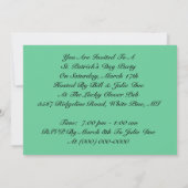 Invitation Amis de voisins chantant l'invitation du jour de (Dos)