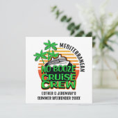 Invitation Amis Équipage de la croisière sans alcool Destinat (Debout devant)