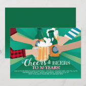 Invitation Amis et Bières (Devant / Derrière)