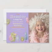 Invitation Amis Funny Monstres anniversaire (Devant)