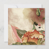 Invitation Amis modernes Fête de l'Ami Action de grâce (Dos)