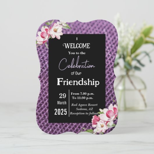 Invitation amitié (Debout devant)