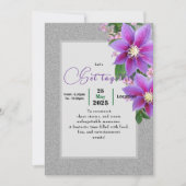 Invitation Amitié heureuse (Devant)