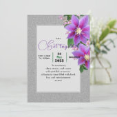 Invitation Amitié heureuse (Debout devant)