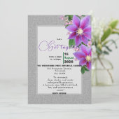 Invitation Amitié heureuse (Debout devant)