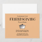 Invitation AMITIÉ Invitation!-Personnalisable ! (Devant / Derrière)