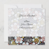 Invitation Amor et Psyche comme Enfants Mariage Party Monogra (Dos)