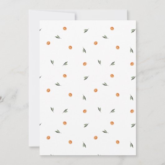 Invitation Amore & Aranci | Une partie d'engagement pour les (Dos)