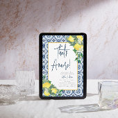 Invitation Amore Fête des mariées citron