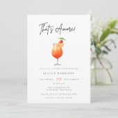 Invitation Amore Spritz Fête des mariées (Debout devant)