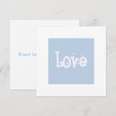 Invitation Amour (Devant / Derrière)