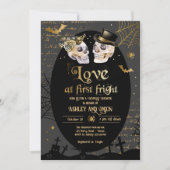 Invitation Amour à First Fright Halloween Couples Douche (Devant)