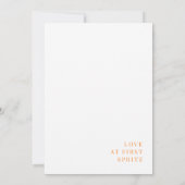 Invitation Amour à First Spritz Amalfi Fête des mariées (Dos)