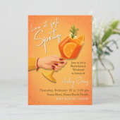 Invitation Amour à First Spritz Bachelorette Week-end (Debout devant)