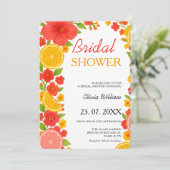 Invitation Amour à First Spritz Citrus Orange Fête des mariée (Debout devant)