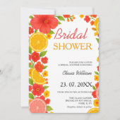 Invitation Amour à First Spritz Citrus Orange Fête des mariée (Devant)