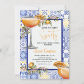 Invitation Amour à First Spritz Fête des mariées Méditerranée (Devant)
