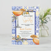 Invitation Amour à First Spritz Fête des mariées Méditerranée (Debout devant)