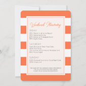 Invitation Amour à First Spritz Retro Bachelorette Week-end (Dos)