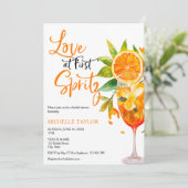 Invitation Amour À La Fête des mariées D'Été Du Premier Sprit (Debout devant)