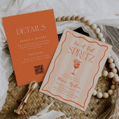 Invitation Amour à la Fête des mariées double face First Spri