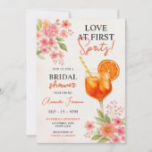 Invitation Amour à la Fête des mariées First Spritz (Devant)