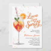 Invitation Amour à la Fête des mariées First Spritz (Devant)