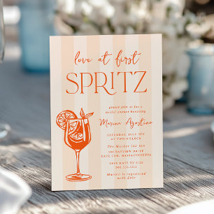 Invitation Amour à la Fête des mariées First Spritz
