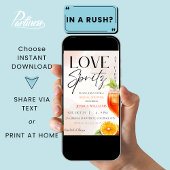 Invitation Amour à la Fête des mariées First Spritz