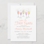 Invitation Amour à la Fête des mariées First Spritz (Devant)