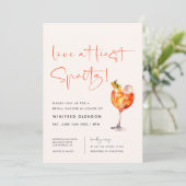 Invitation Amour à la Fête des mariées First Spritz (Debout devant)