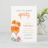 Invitation Amour à la Fête des mariées First Spritz (Debout devant)