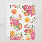 Invitation Amour à la Fête des mariées florale First Spritz C (Dos)