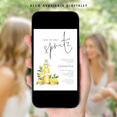 Invitation Amour à la première Fête des mariées Spritz Limonc